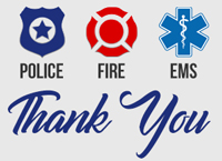 Thanks to First Responders
