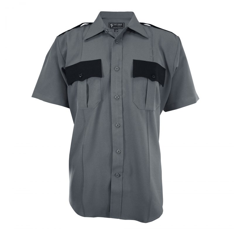 Tact Squad 8013 Men’s Two-Tone Polyester/Cotton Short Sleeve Shirt with ...