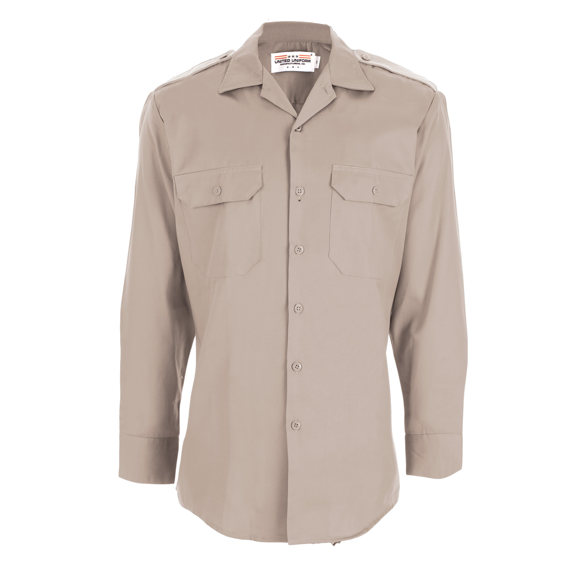 CDCR Class C Line Duty Shirt, Long Sleeve, Tan-
