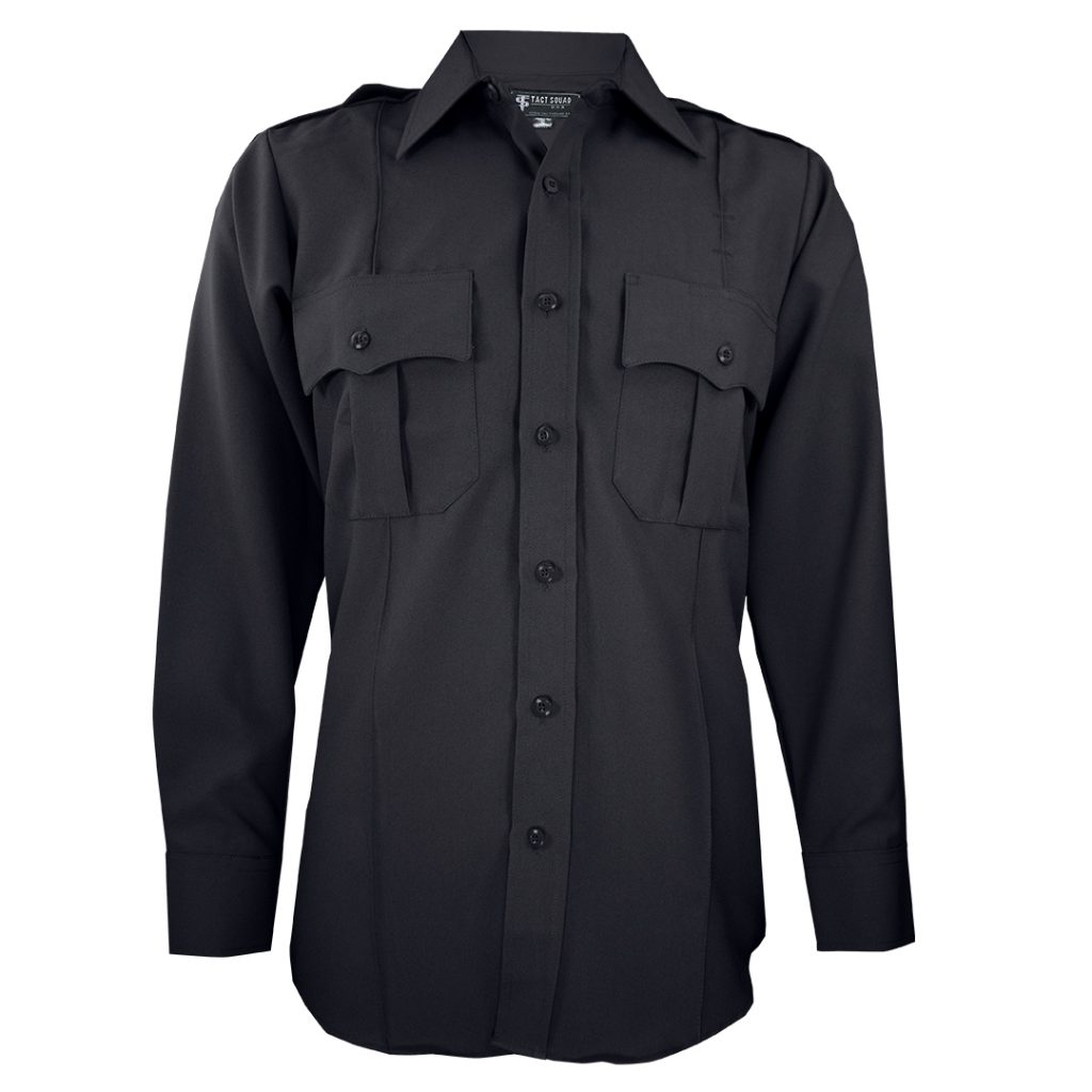 Men’s Polyester Long Sleeve Shirt – Tactsquad
