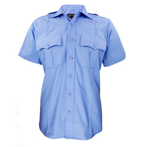 NEW Horace Small Dimension Plus Zipper Long Sleeve Navy Uniform Shirt Men's NWT 