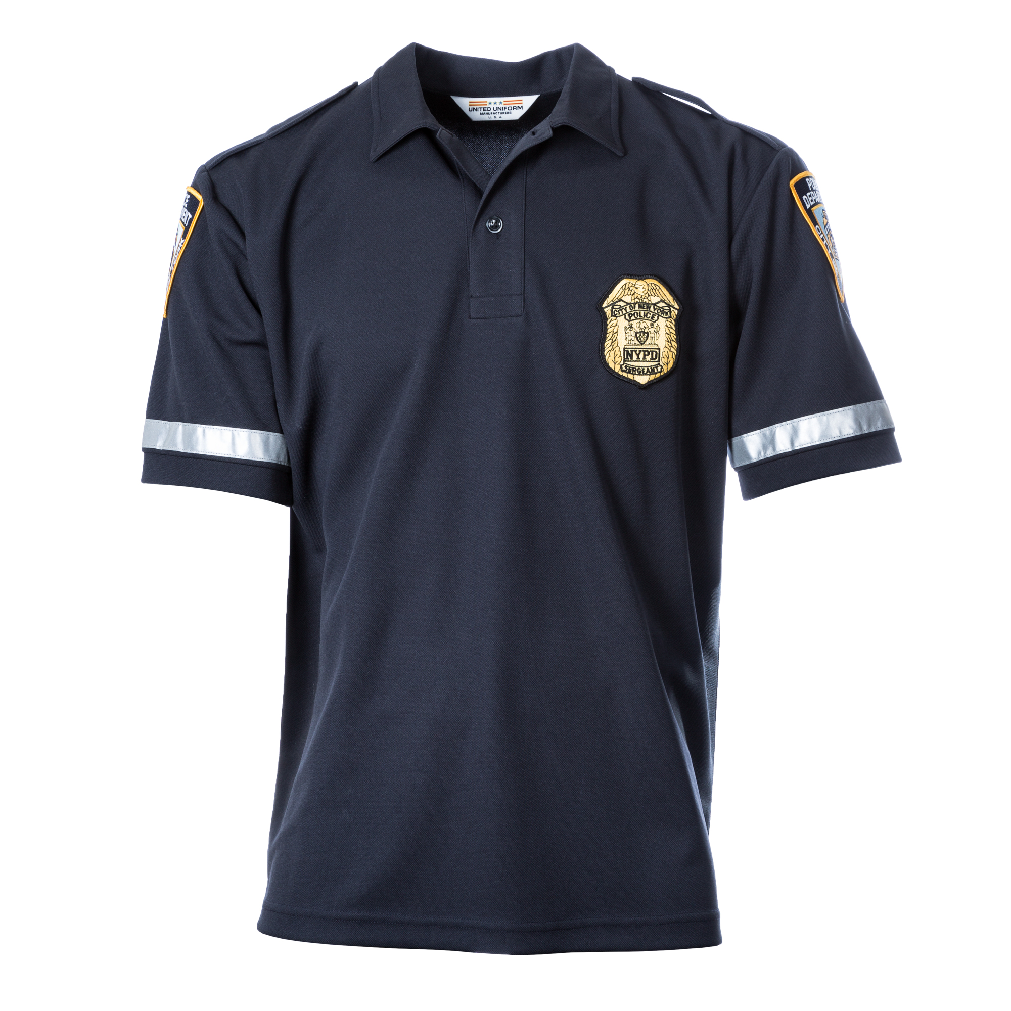 Navy with Official Badge NYPD Polo Shirt 