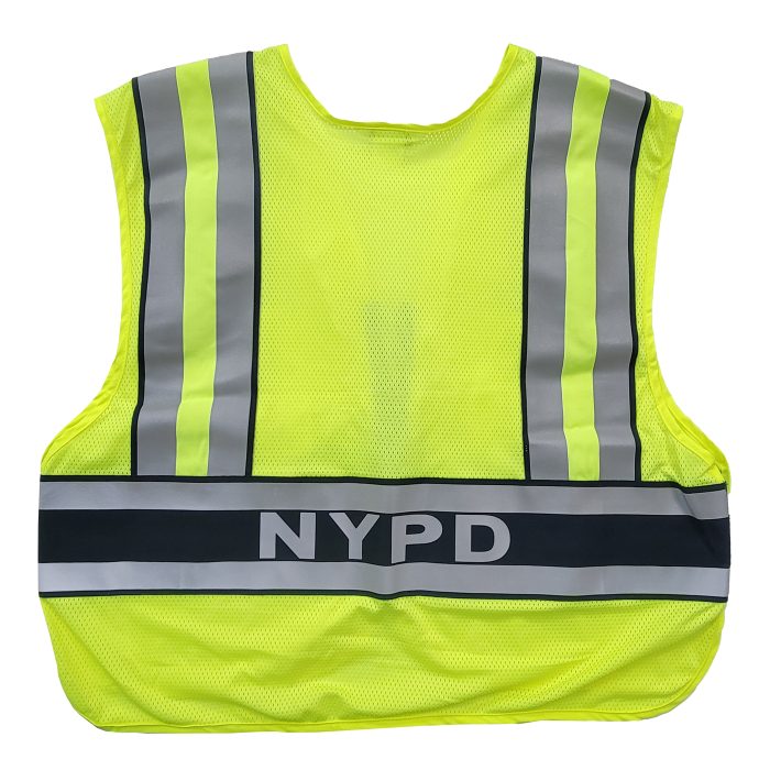 United Uniform Mfr. UM127NYPD ANSI 207-2011 Ripstop Safety Vest - Image 3