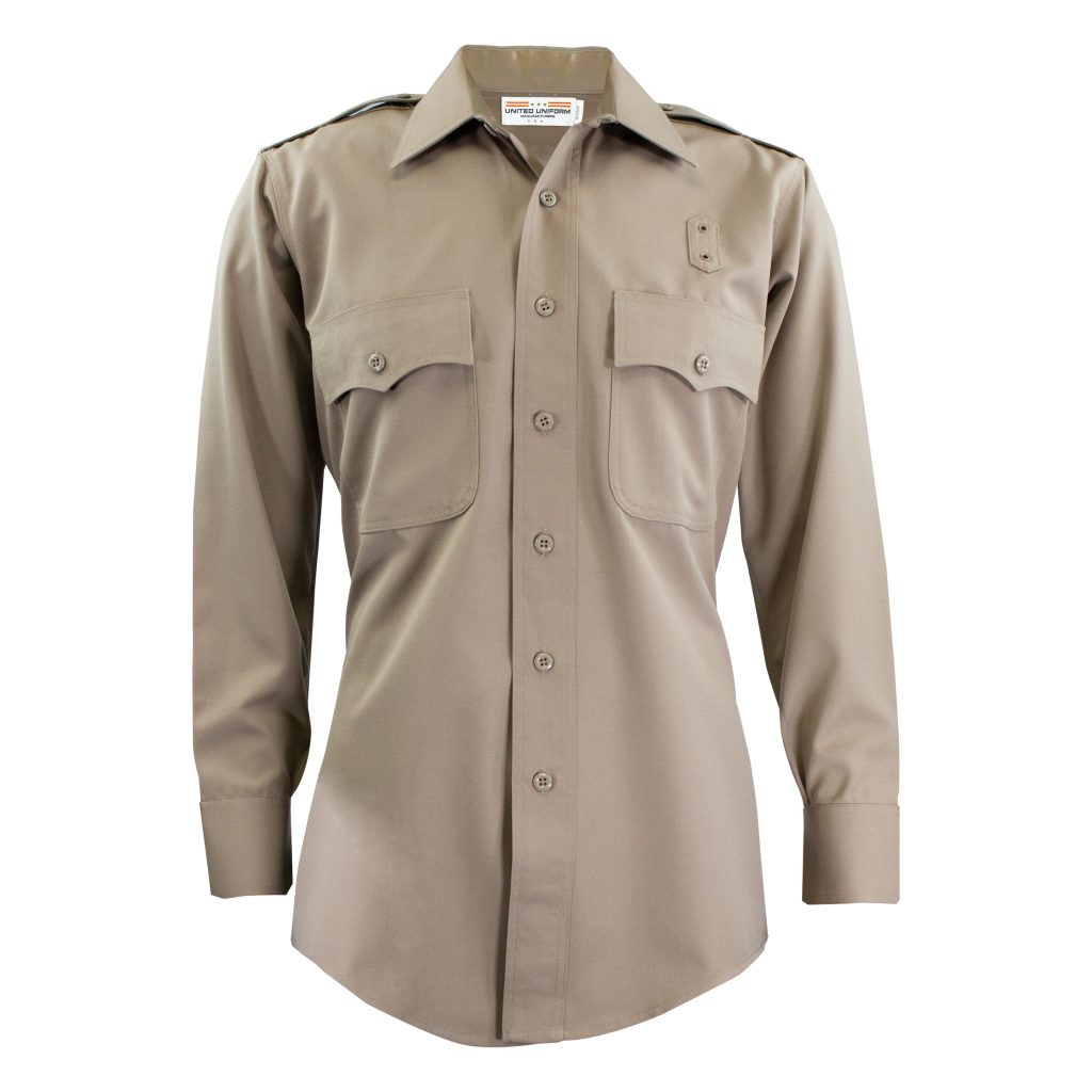 United Uniform UM11806 CHP Poly/Wool Long Sleeve Shirt – Tactsquad